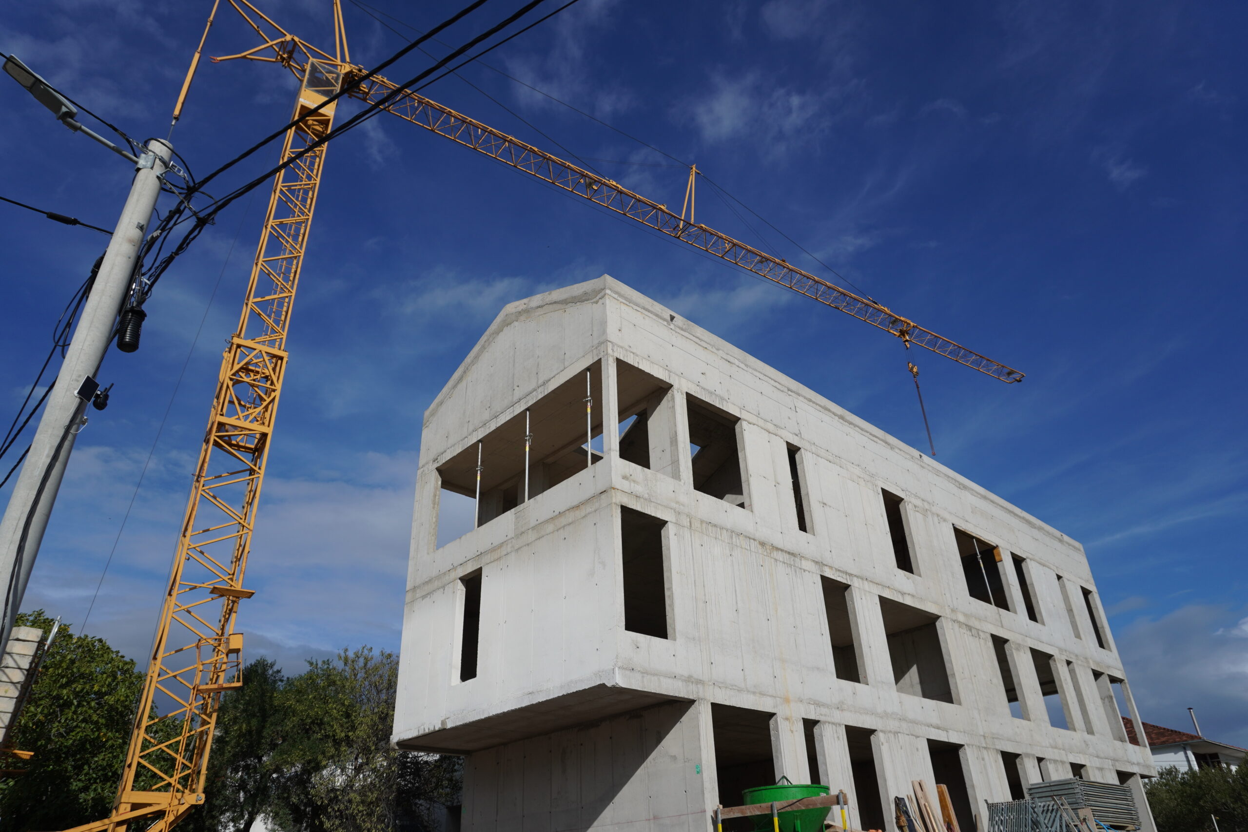 Izgradnja stambene zgrade u Trogiru